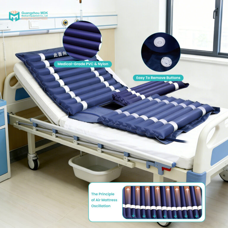 Anti-Decubitus Alternating Pressure Air Mattress with Toilet Hole and Mute Pump