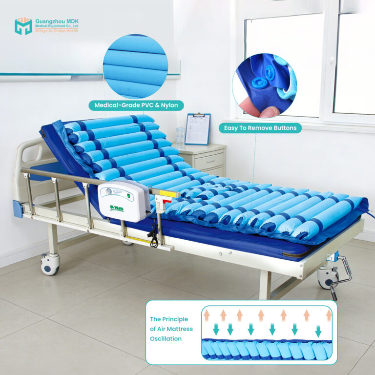 Anti-Decubitus Alternating Pressure Air Mattress with Commode Opening (22 Tubular Cells)